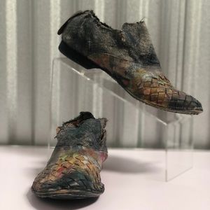 Papucei Hand Painted Womens Slip Ons